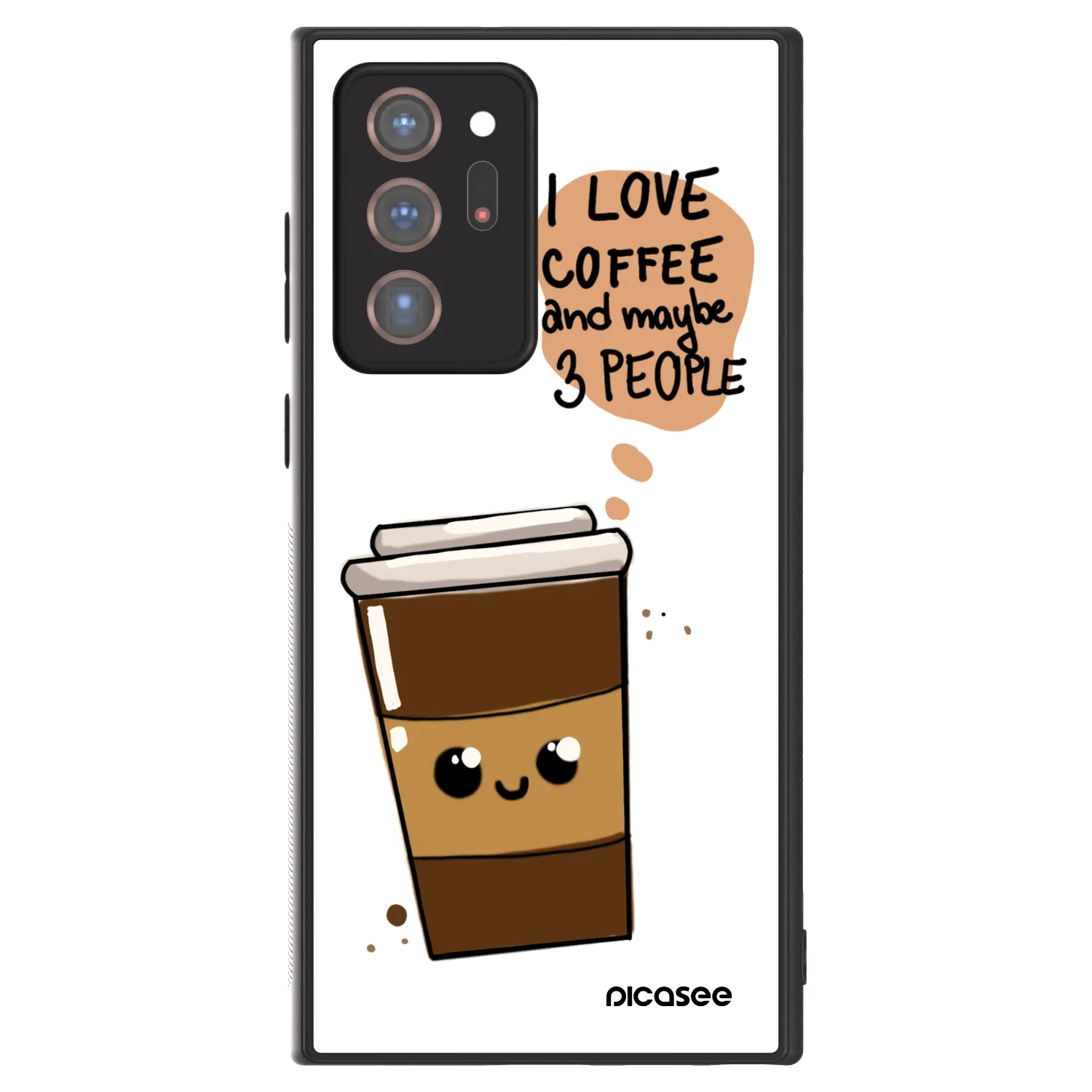 Picasee ULTIMATE CASE pro Samsung Galaxy Note 20 Ultra - Cute coffee