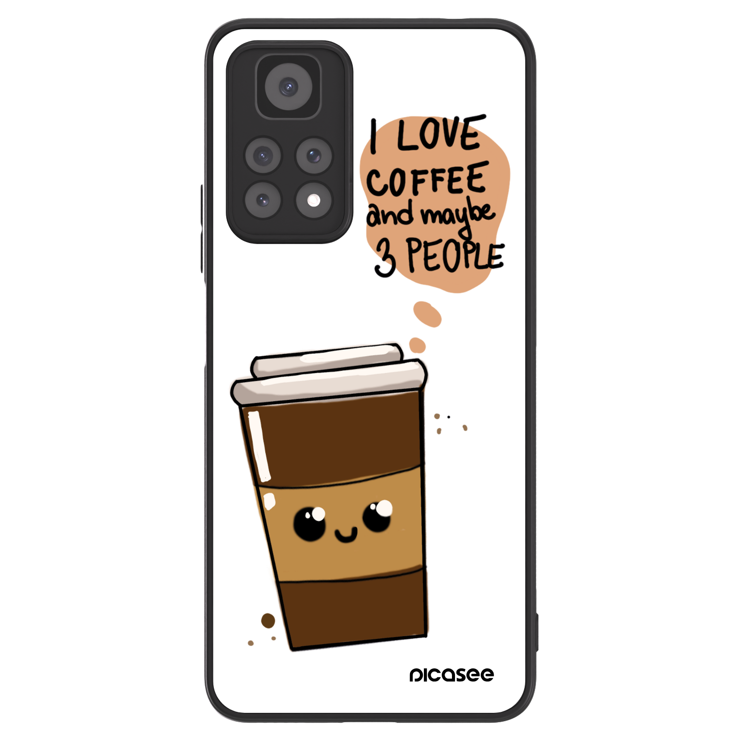 Picasee ULTIMATE CASE pro Xiaomi Redmi Note 11 Pro - Cute coffee