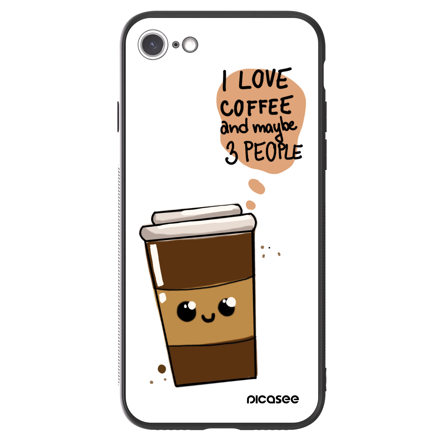 Picasee ULTIMATE CASE pro Apple iPhone SE 2022 - Cute coffee