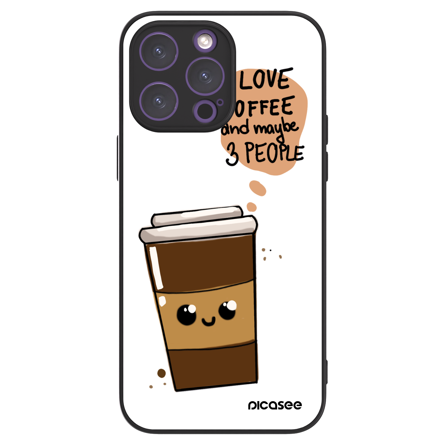 Picasee ULTIMATE CASE pro Apple iPhone 14 Pro Max - Cute coffee