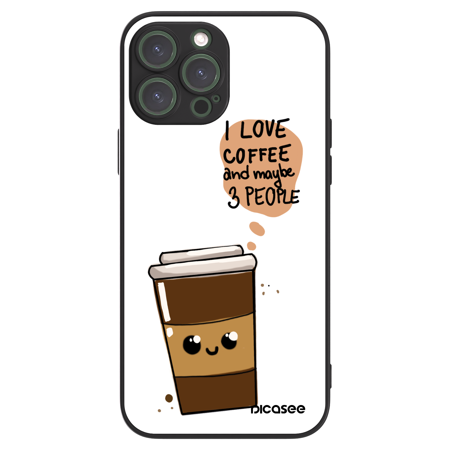 Picasee ULTIMATE CASE MagSafe pro Apple iPhone 13 Pro Max - Cute coffee