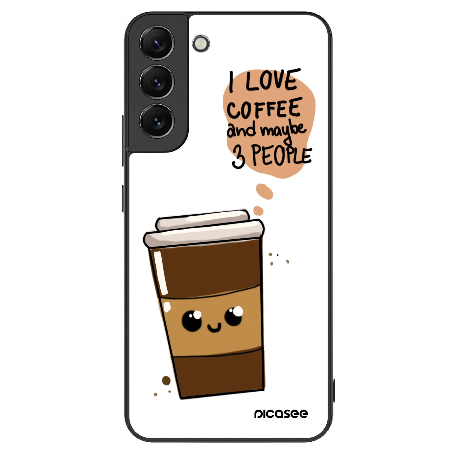 Picasee ULTIMATE CASE PowerShare pro Samsung Galaxy S22+ 5G - Cute coffee