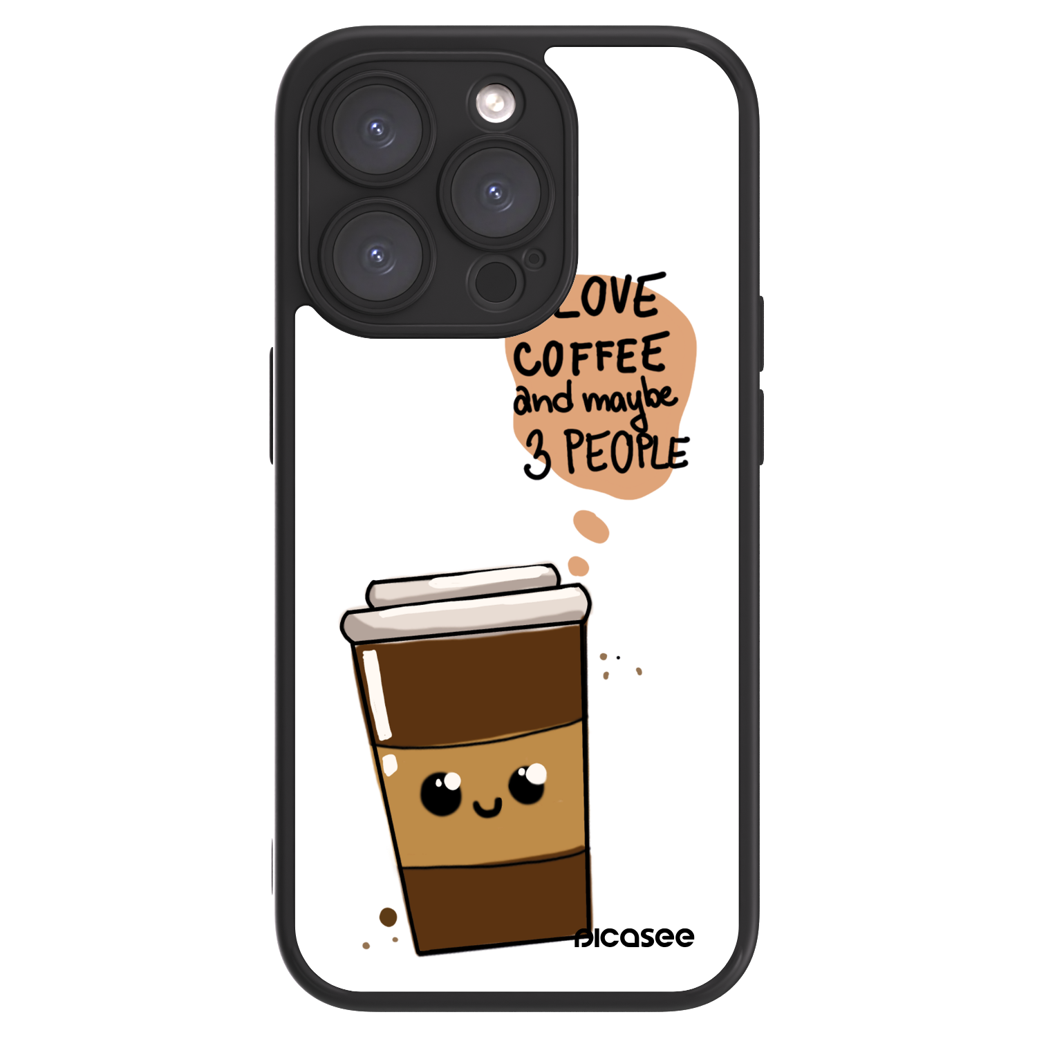 Picasee ULTIMATE CASE MagSafe pro Apple iPhone 15 Pro - Cute coffee