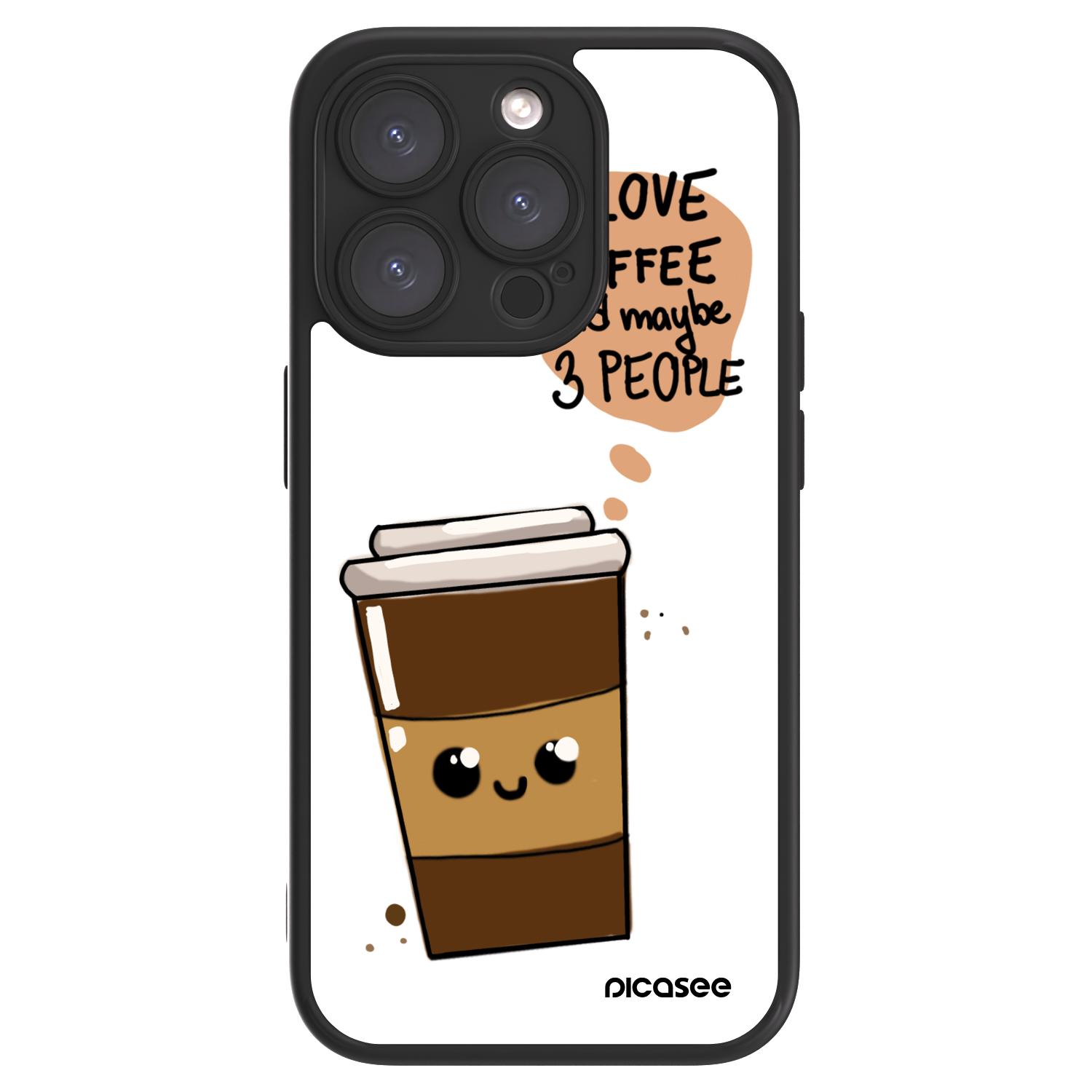 Picasee ULTIMATE CASE pro Apple iPhone 15 Pro - Cute coffee
