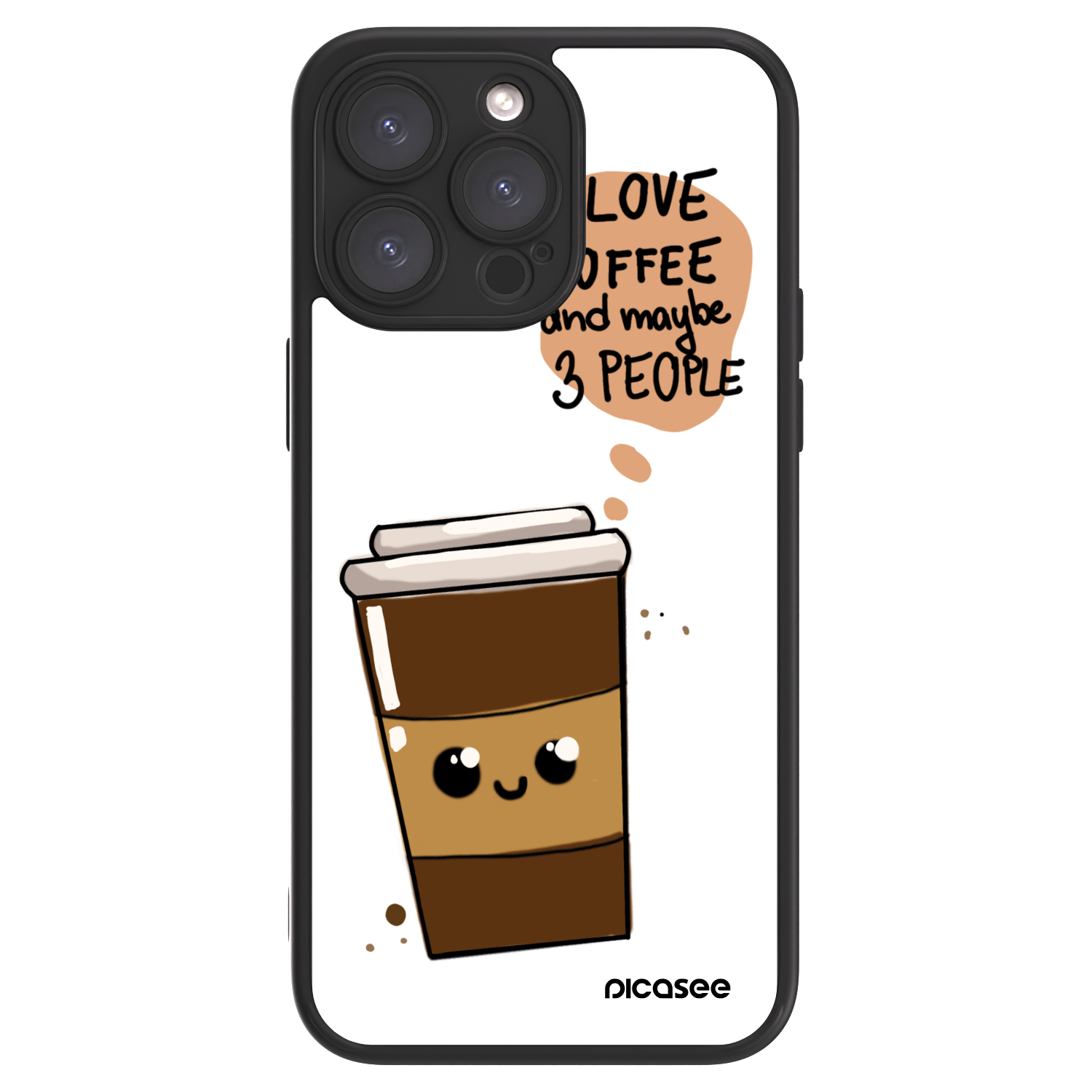 Picasee ULTIMATE CASE pro Apple iPhone 15 Pro Max - Cute coffee