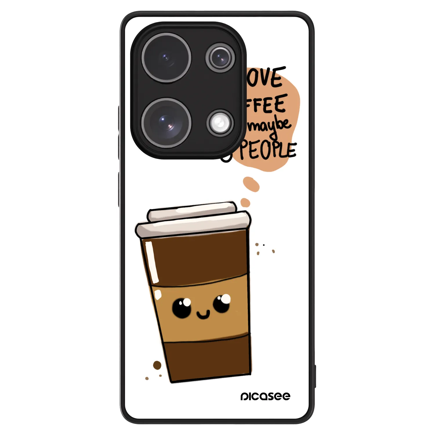 Picasee ULTIMATE CASE pro Xiaomi Redmi Note 13 Pro 4G - Cute coffee
