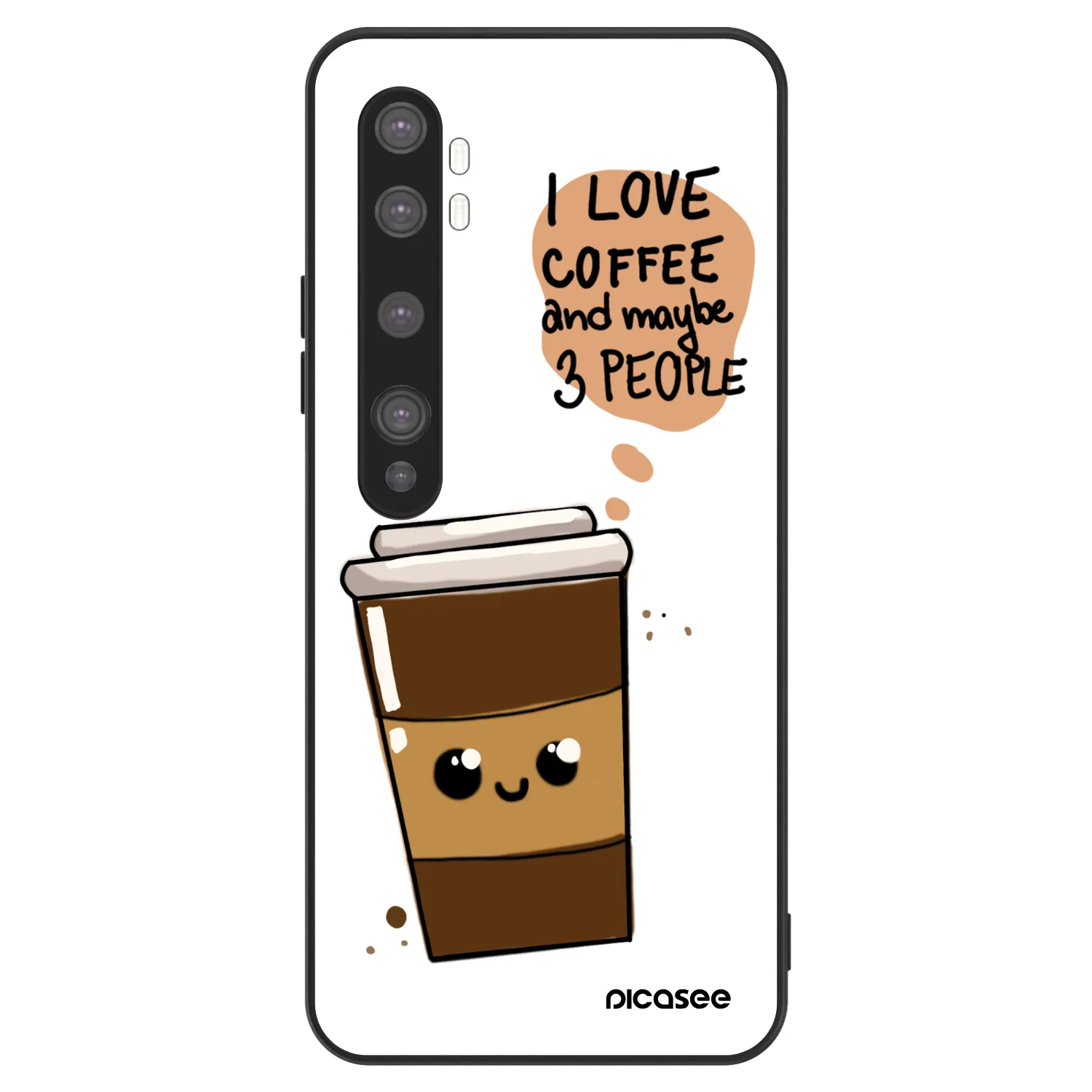 Picasee ULTIMATE CASE pro Xiaomi Mi Note 10 (Pro) - Cute coffee