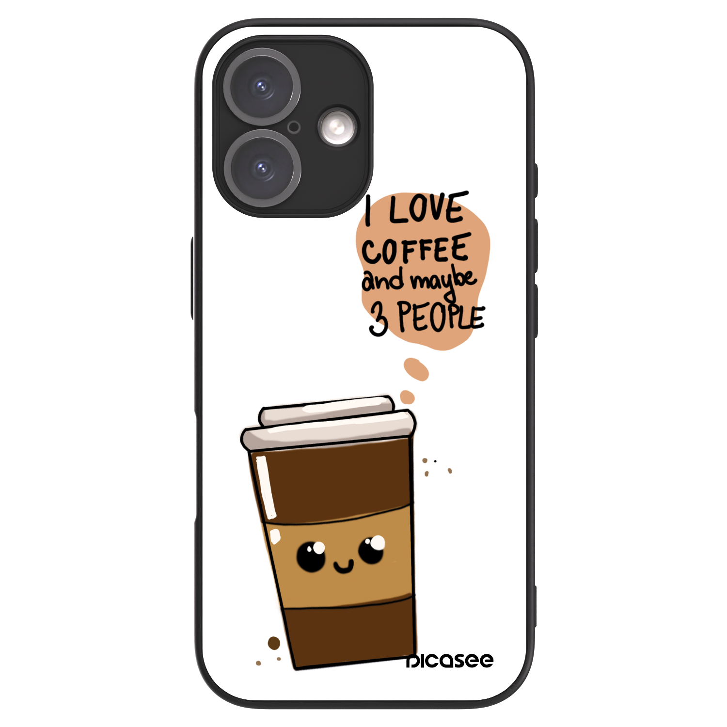 Picasee ULTIMATE CASE MagSafe pro Apple iPhone 16 - Cute coffee