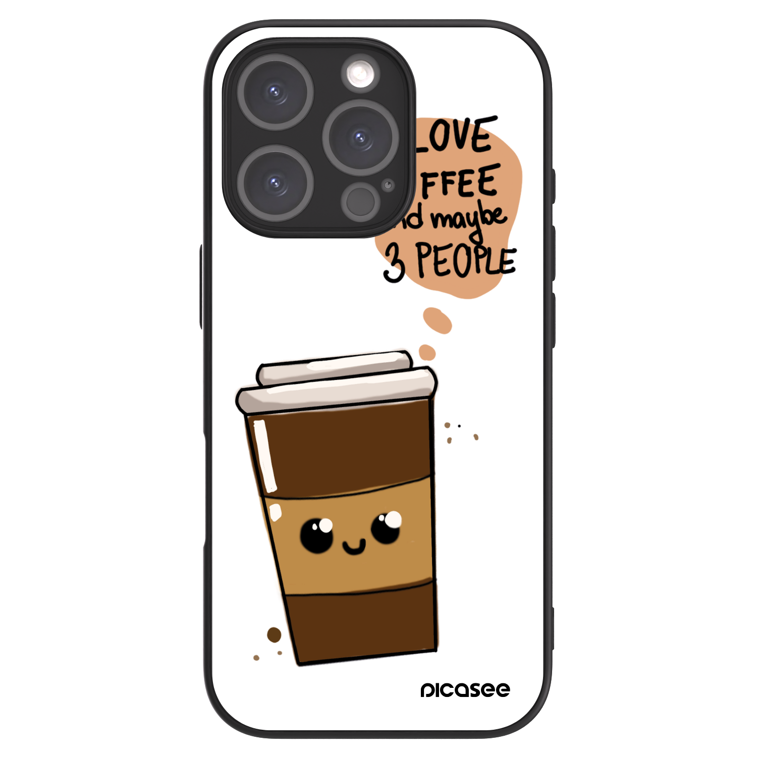 Picasee ULTIMATE CASE pro Apple iPhone 16 Pro - Cute coffee