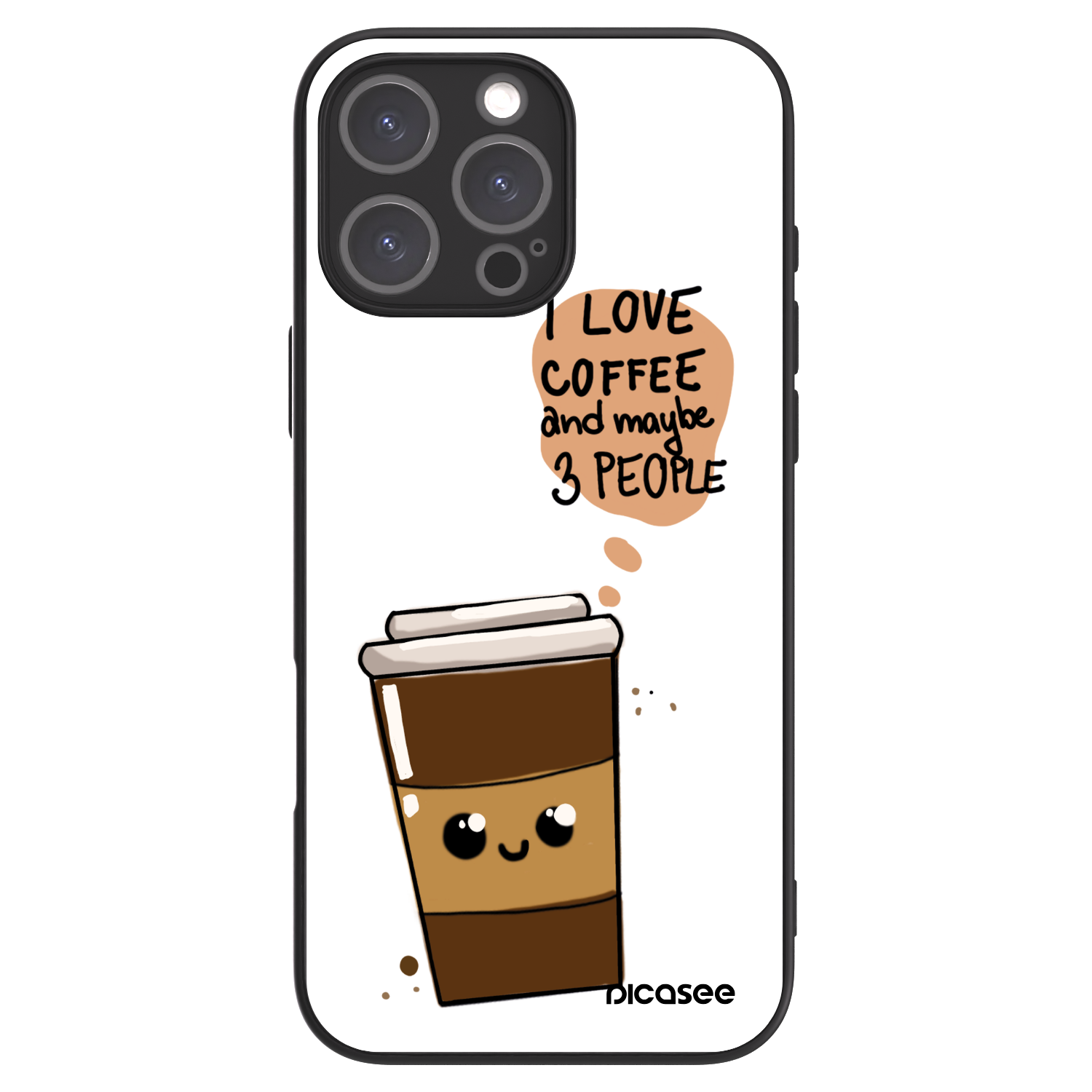 Picasee ULTIMATE CASE MagSafe pro Apple iPhone 16 Pro Max - Cute coffee