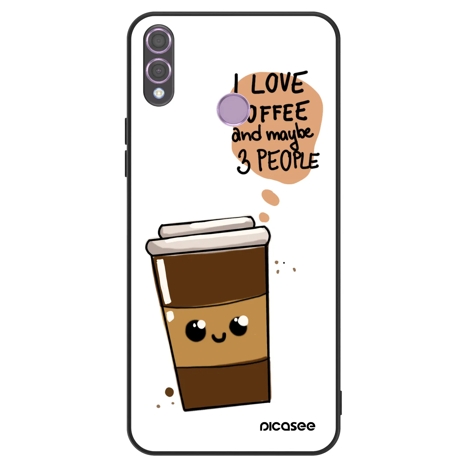 Picasee ULTIMATE CASE pro Honor 8X - Cute coffee