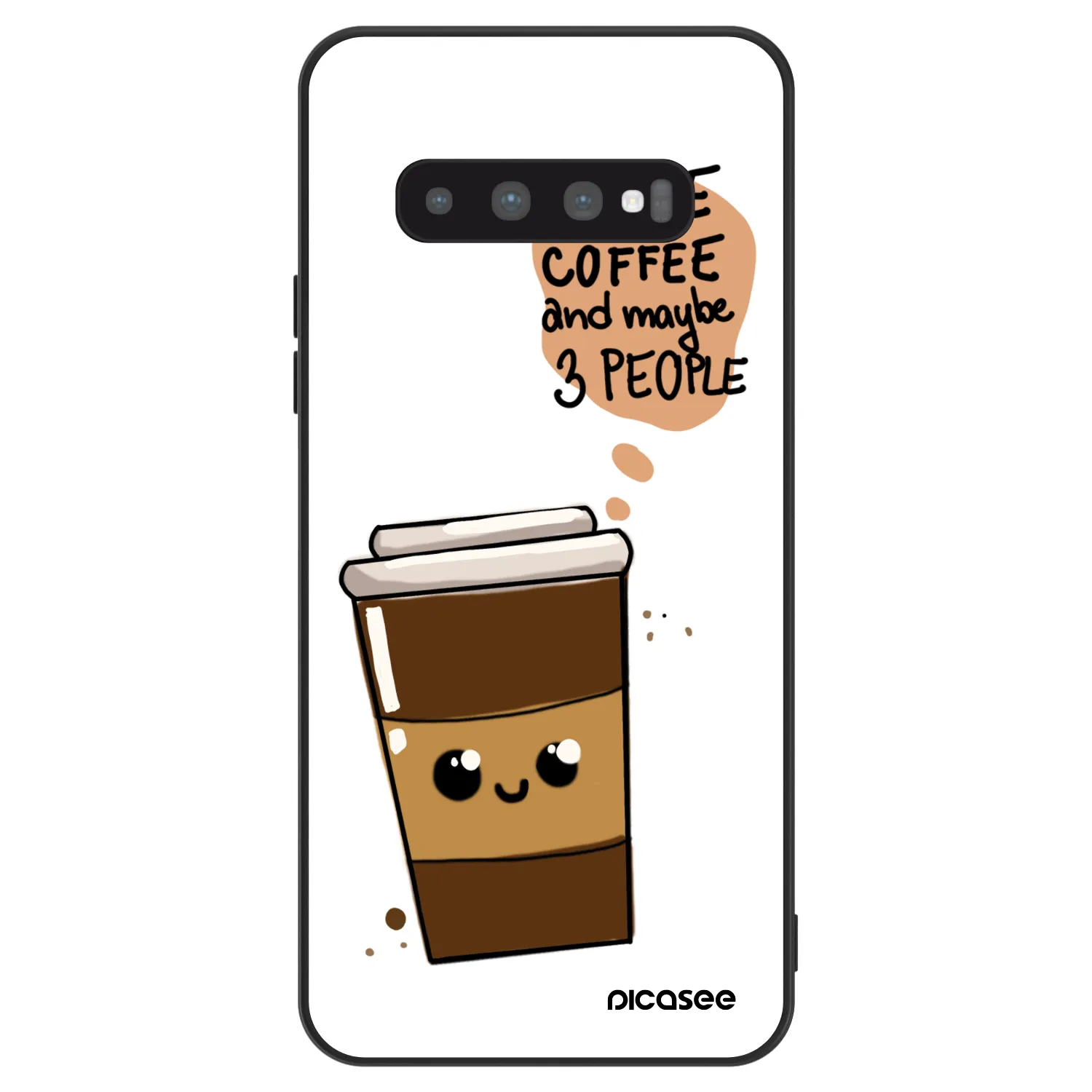 Picasee ULTIMATE CASE pro Samsung Galaxy S10 Plus G975 - Cute coffee