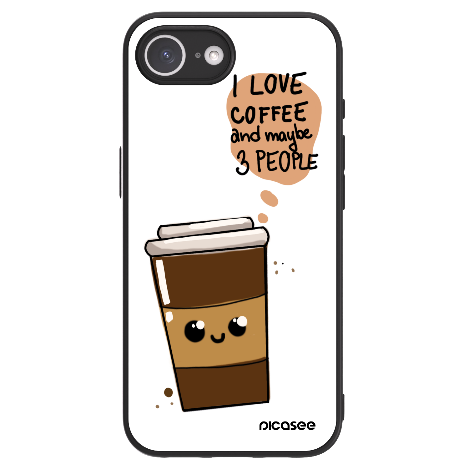 Picasee ULTIMATE CASE pro Apple iPhone 16e - Cute coffee