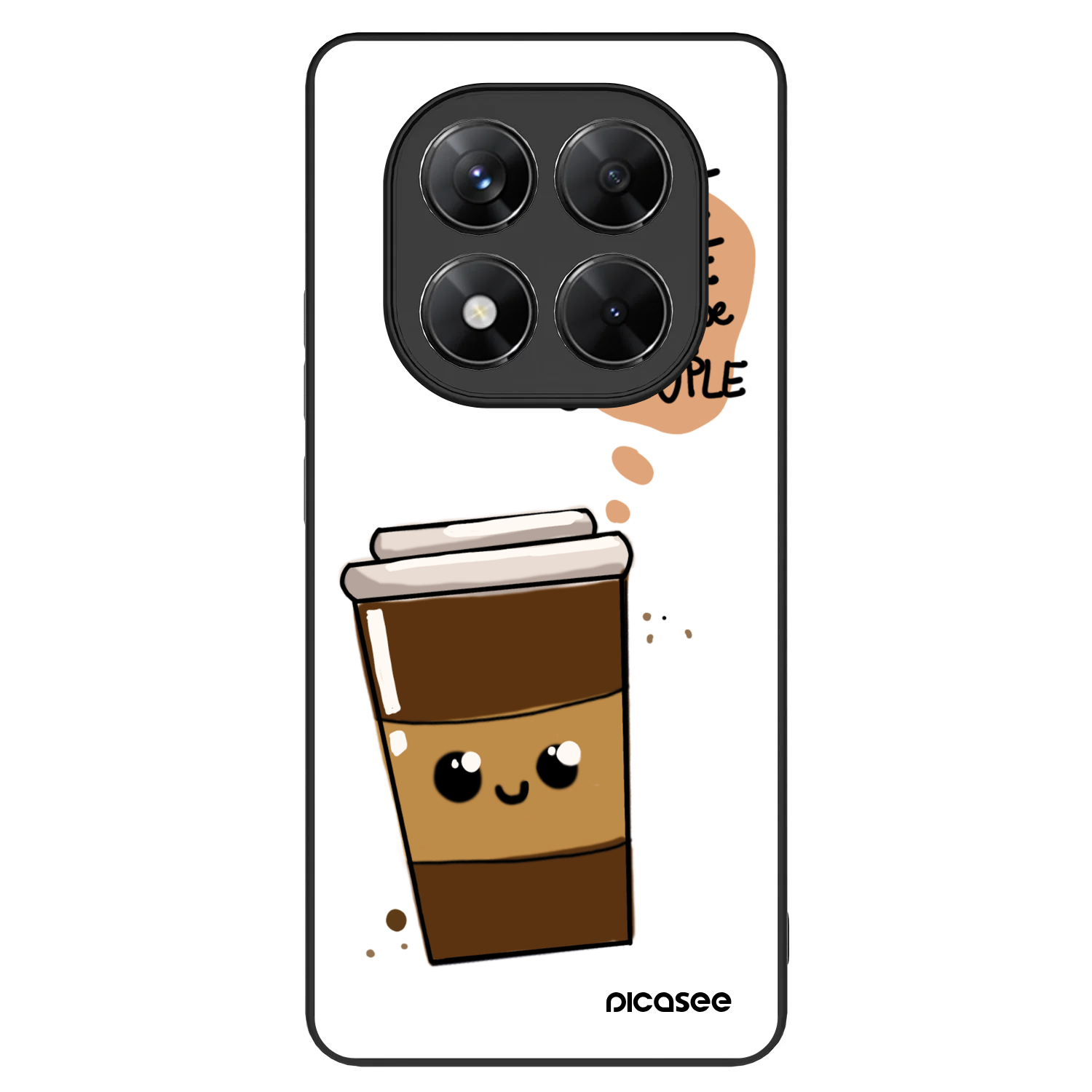 Picasee ULTIMATE CASE pro Xiaomi Redmi Note 14 Pro 5G - Cute coffee
