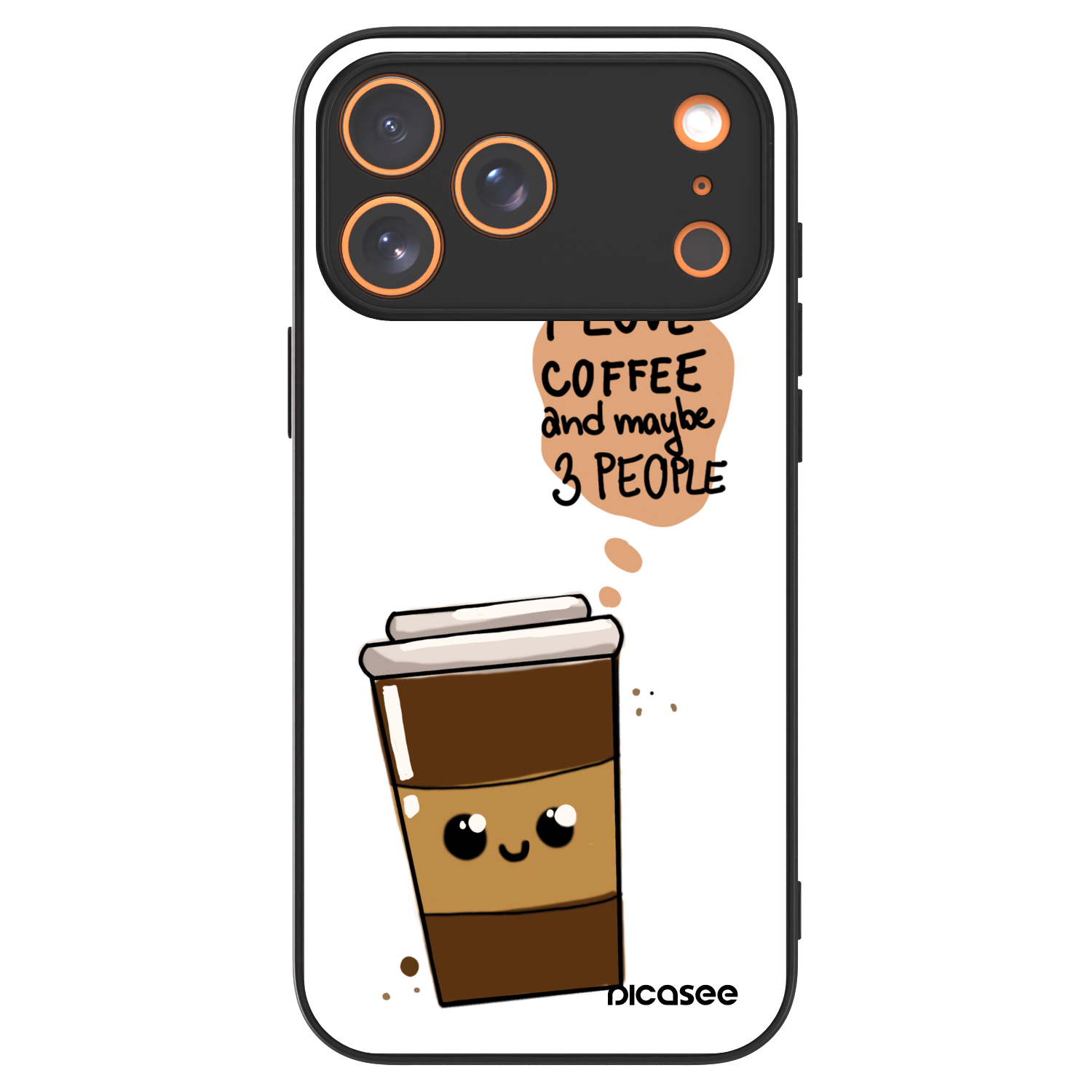 Picasee ULTIMATE CASE MagSafe pro Apple iPhone 17 Pro Max - Cute coffee