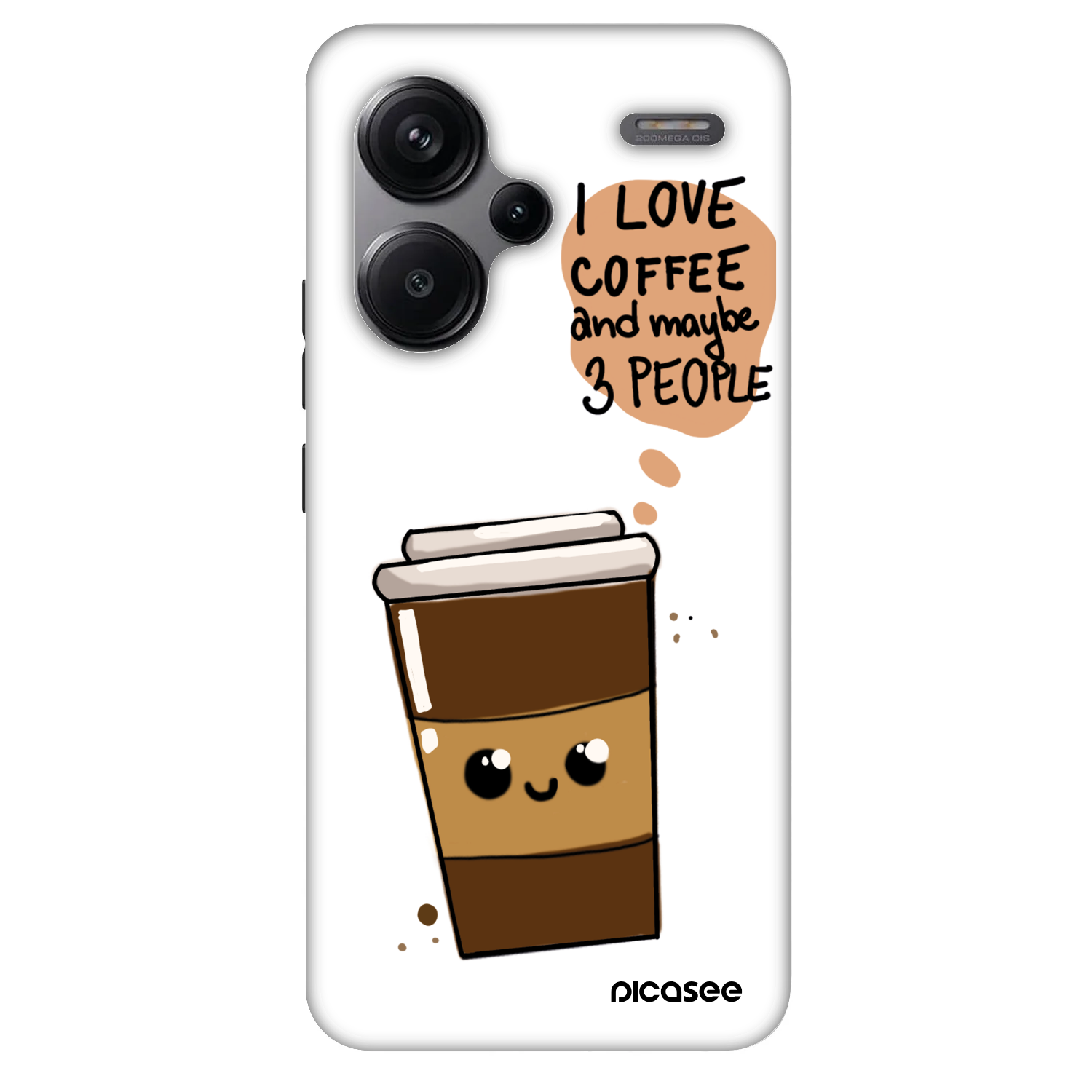 Picasee Fashion Case pro Xiaomi Redmi Note 13 Pro+ 5G - Cute coffee