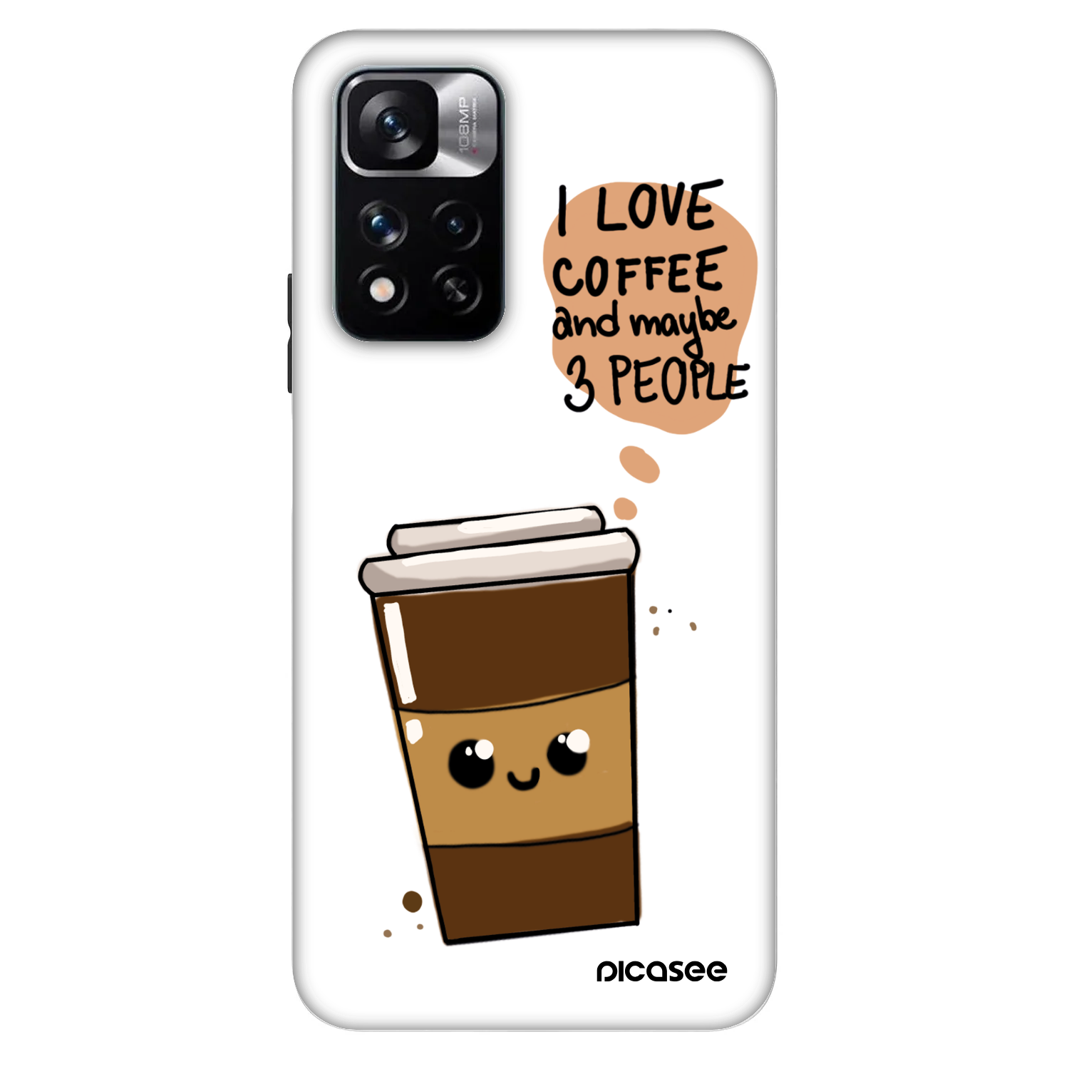 Picasee Fashion Case pro Xiaomi Redmi Note 11 Pro - Cute coffee
