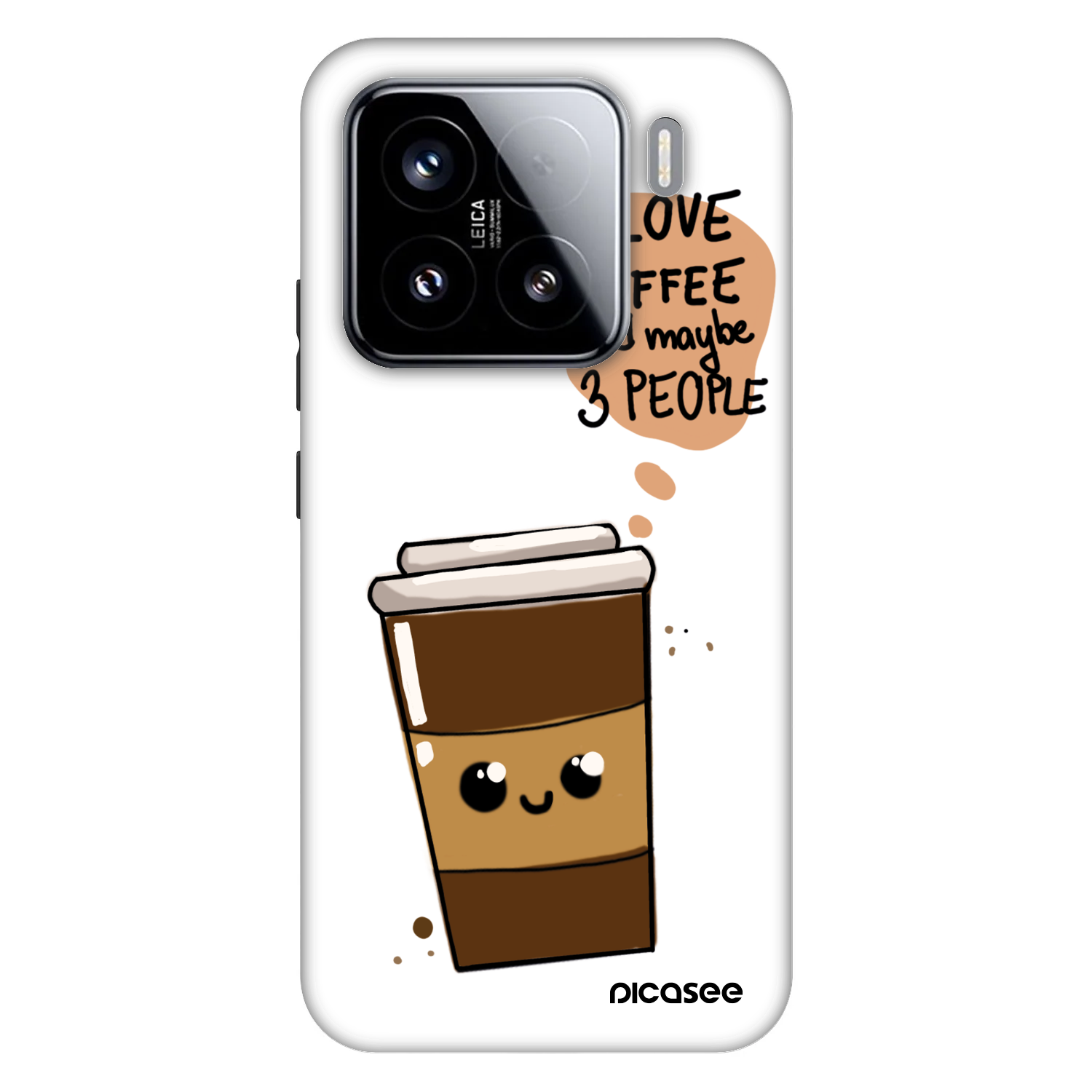 Picasee Fashion Case pro Xiaomi 15 - Cute coffee