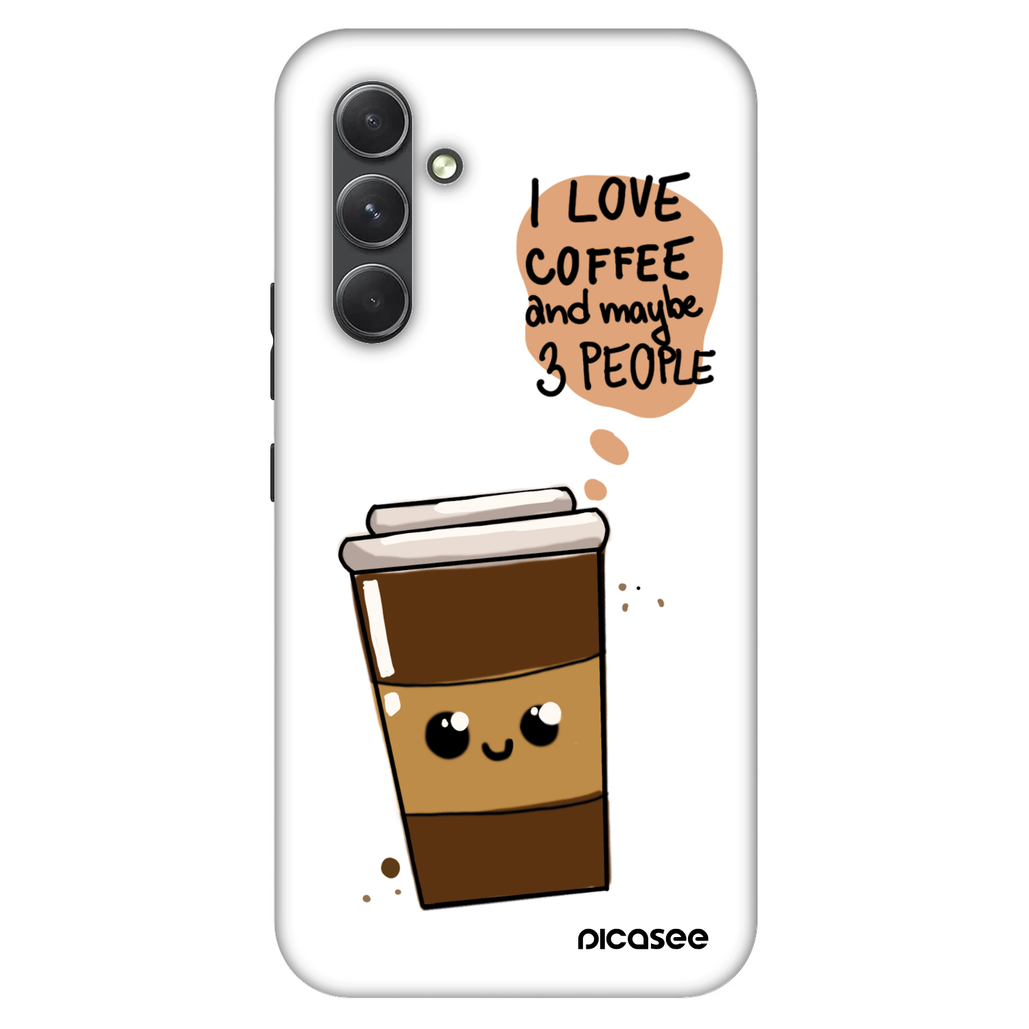 Picasee Fashion Case pro Samsung Galaxy A54 5G A546B - Cute coffee