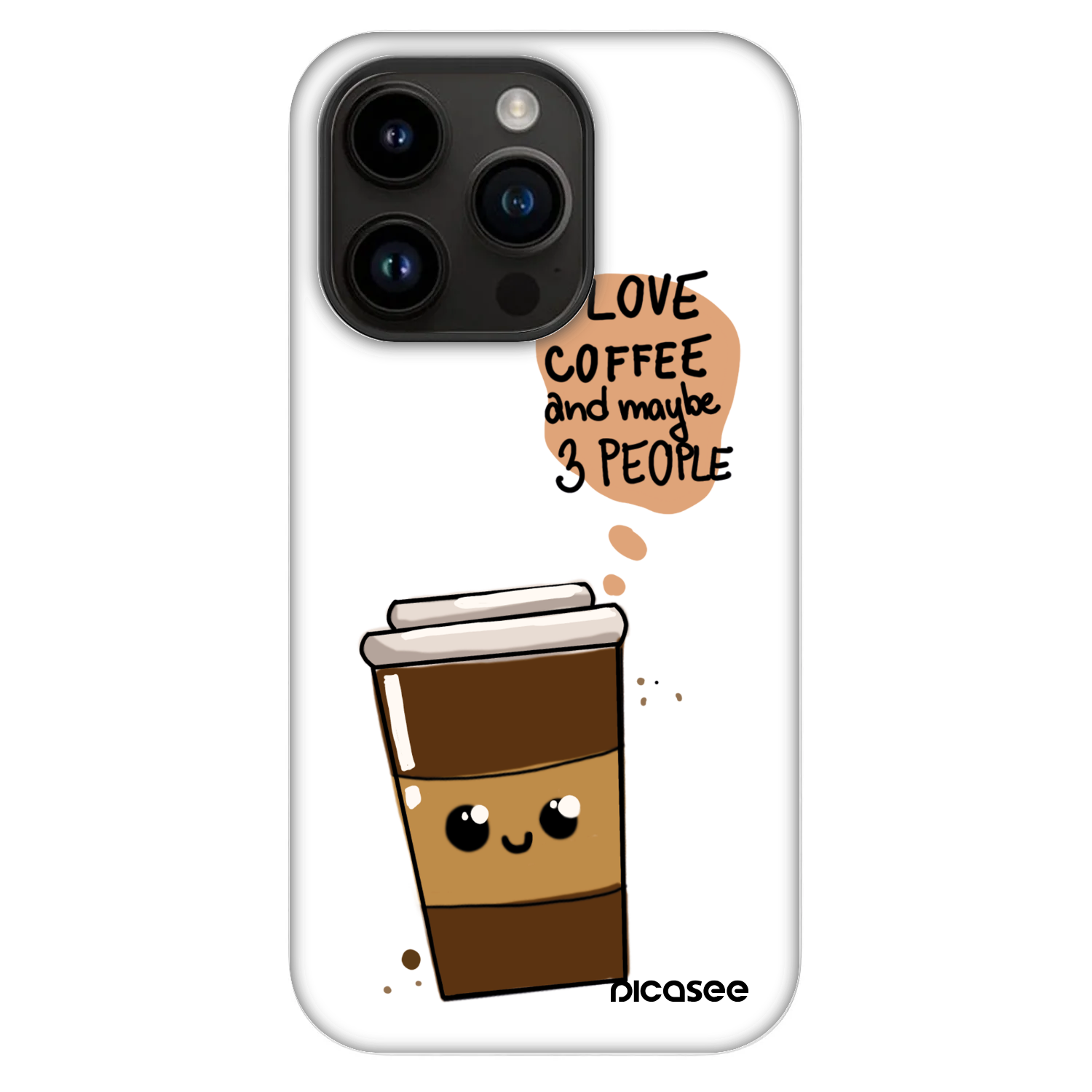 Picasee Fashion Case MagSafe Apple iPhone 14 Pro - Cute coffee
