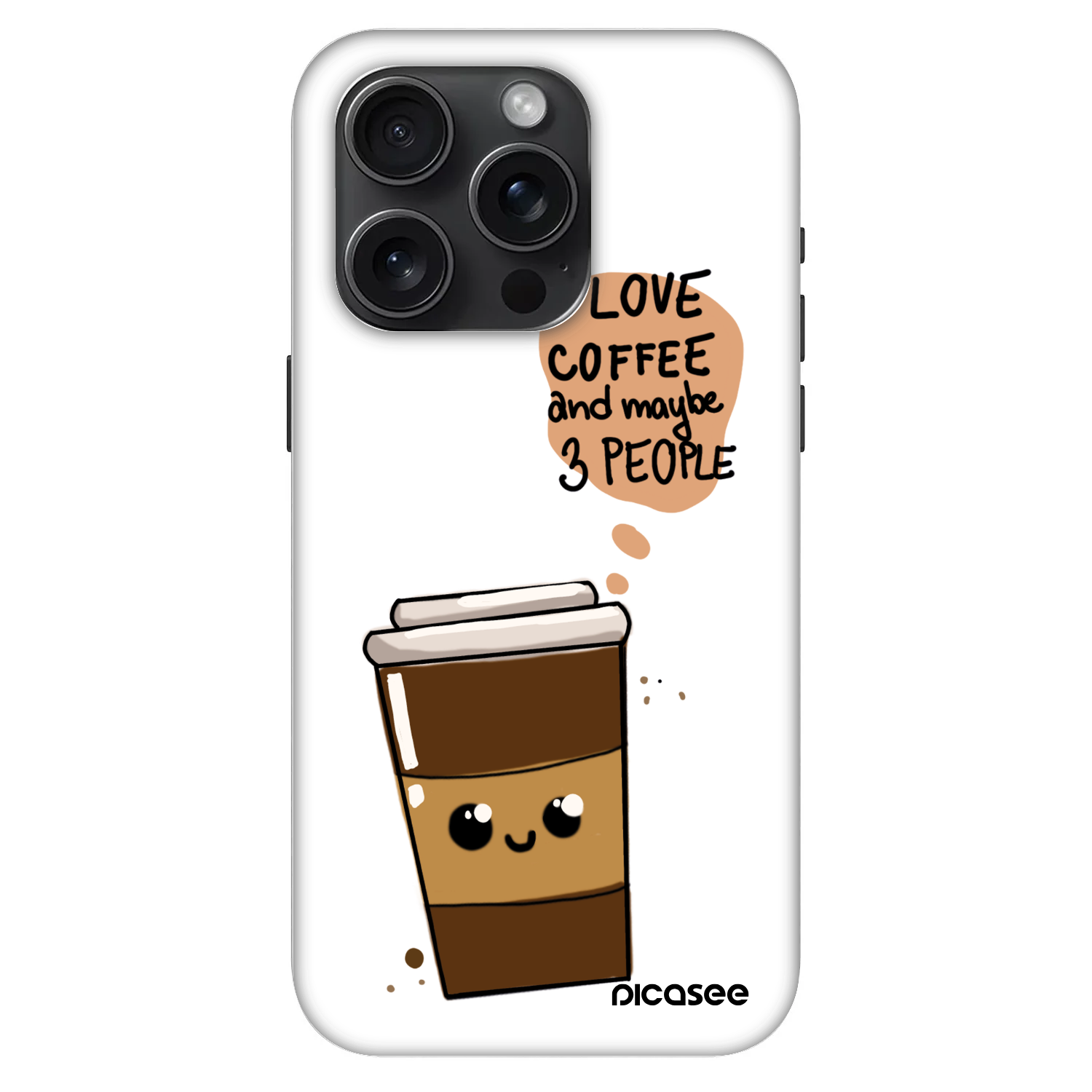 Picasee Fashion Case MagSafe Apple iPhone 15 Pro - Cute coffee
