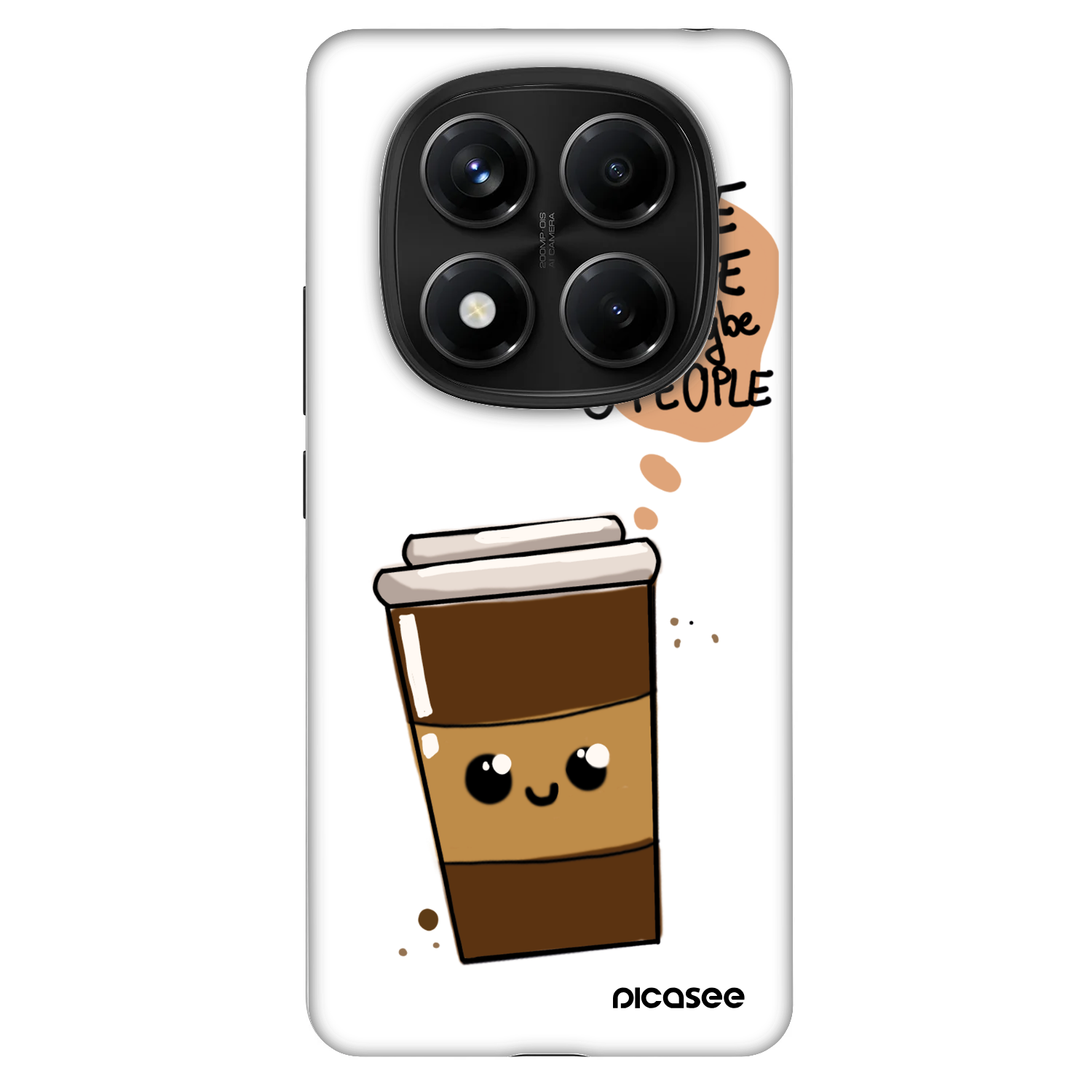 Picasee Fashion Case pro Xiaomi Redmi Note 14 Pro 4G - Cute coffee