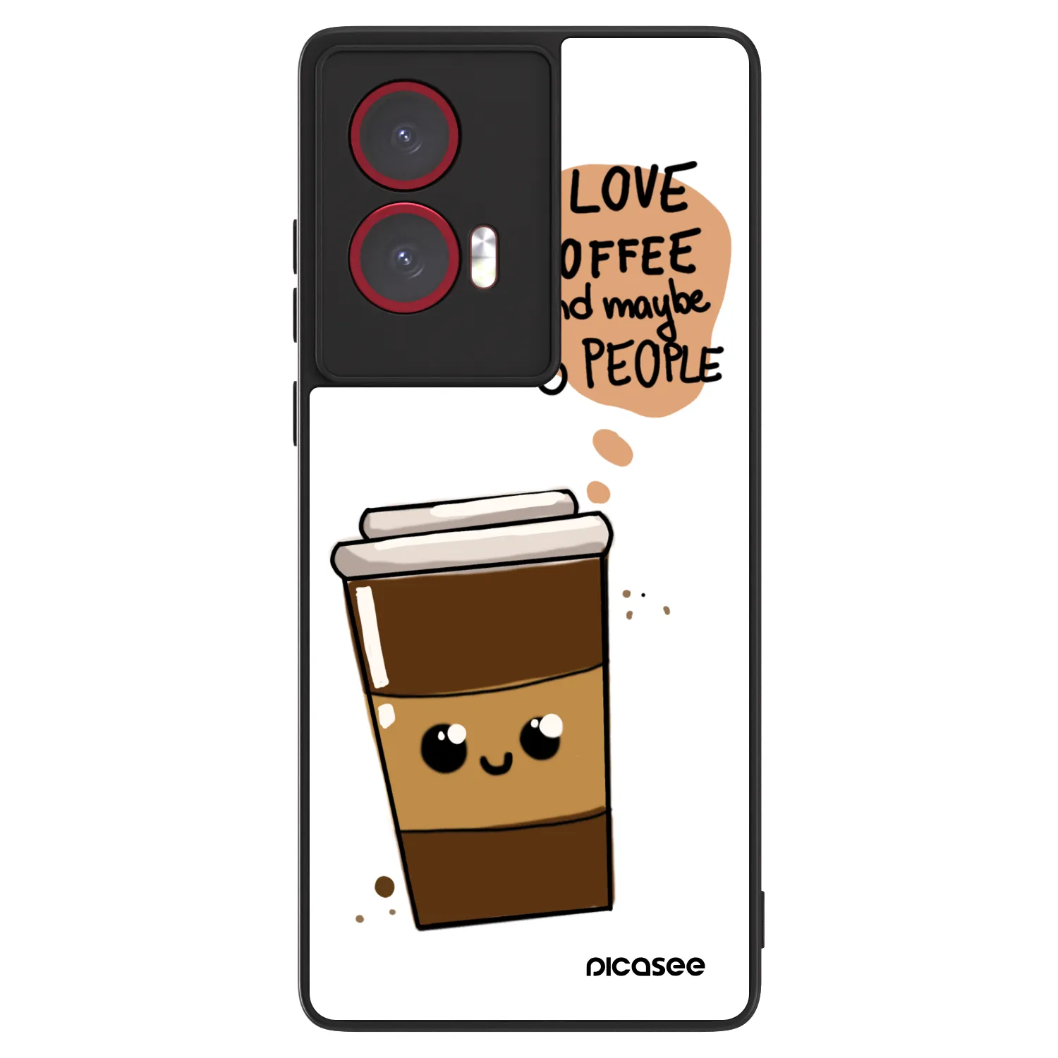 Picasee ULTIMATE CASE pro Motorola Edge 50 Fusion - Cute coffee