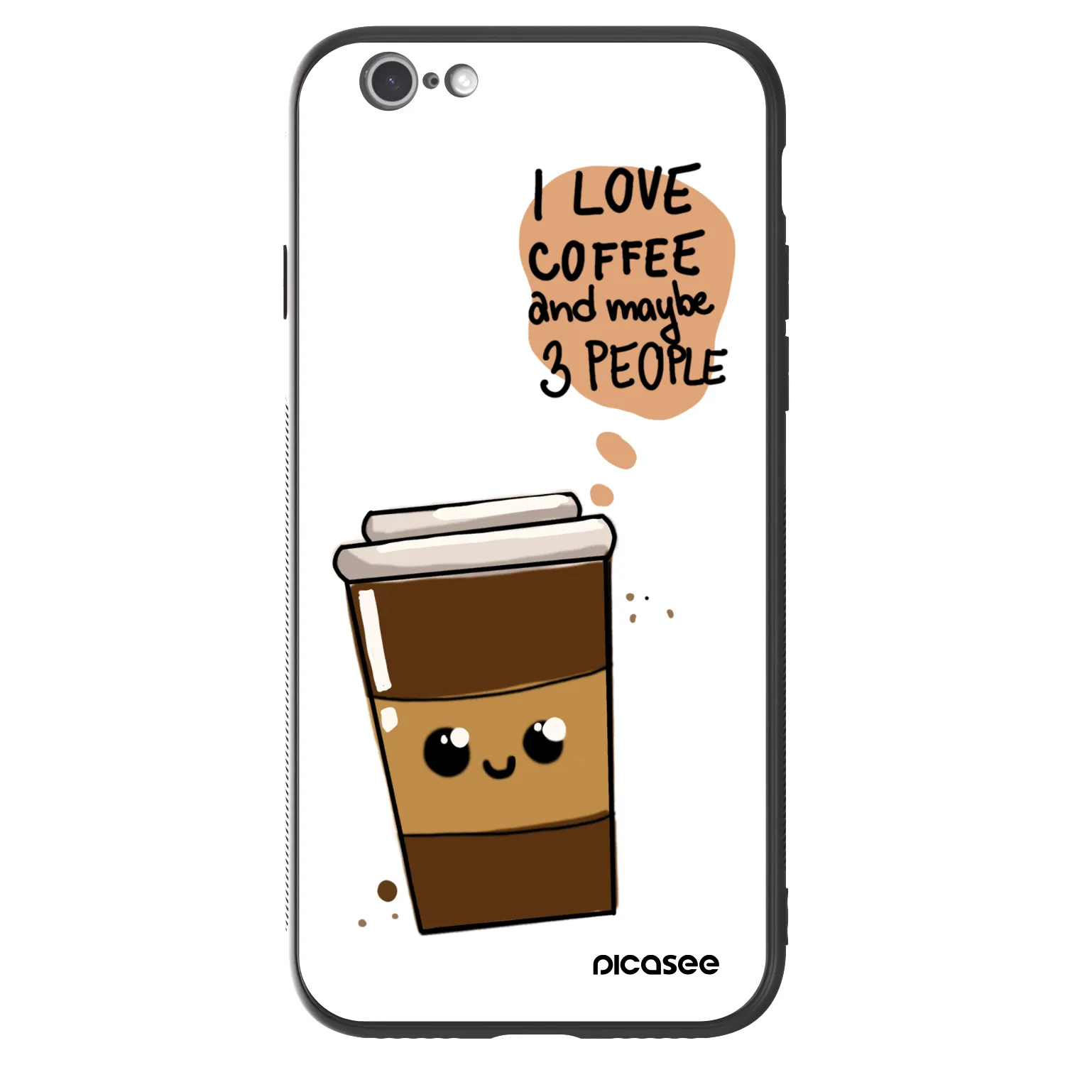 Picasee ULTIMATE CASE pro Apple iPhone 6/6S - Cute coffee