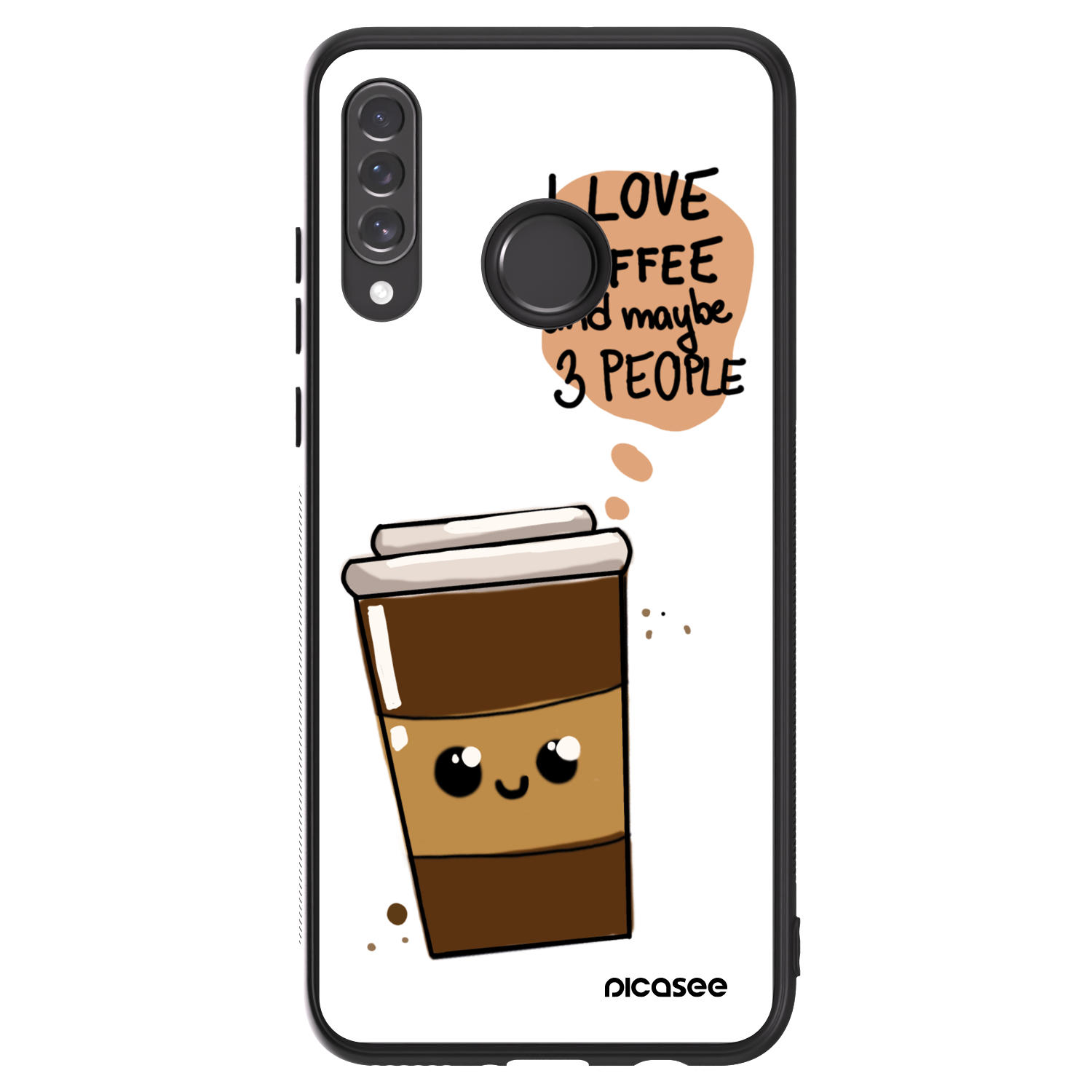 Picasee ULTIMATE CASE pro Huawei P30 Lite - Cute coffee