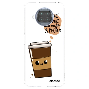 Picasee silikonový průhledný obal pro Xiaomi Mi 10T Lite - Cute coffee