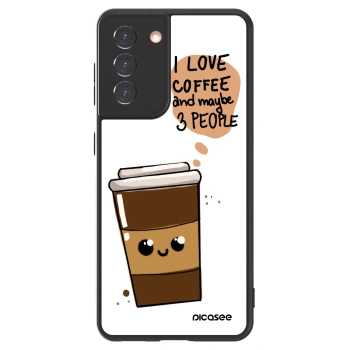 Picasee ULTIMATE CASE pro Samsung Galaxy S21 5G G991B - Cute coffee