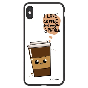 Picasee ULTIMATE CASE pro Apple iPhone XS Max - Cute coffee