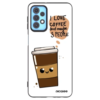 Obal pro Samsung Galaxy A32 4G SM-A325F - Cute coffee