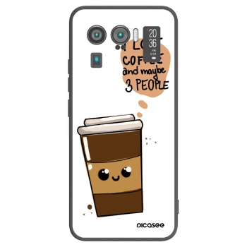 Picasee silikonový černý obal pro Xiaomi Mi 11 Ultra - Cute coffee