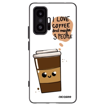 Picasee silikonový černý obal pro Xiaomi 11T Pro - Cute coffee