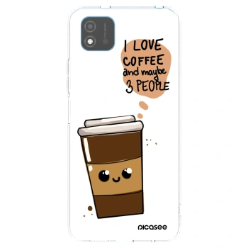 Picasee silikonový průhledný obal pro Realme C11 (2021) - Cute coffee