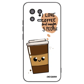 Picasee silikonový černý obal pro Xiaomi 13 - Cute coffee