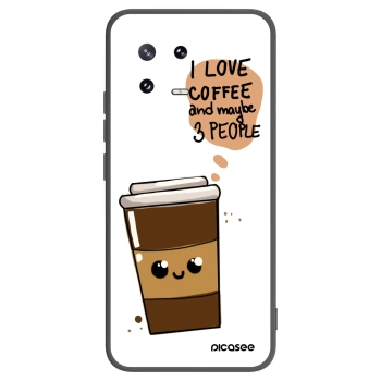 Picasee silikonový černý obal pro Xiaomi 13 Pro - Cute coffee