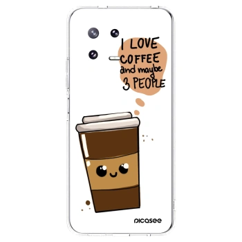 Picasee silikonový průhledný obal pro Xiaomi 13 Pro - Cute coffee