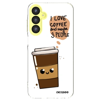 Picasee silikonový průhledný obal pro Samsung Galaxy A25 A256B 5G - Cute coffee