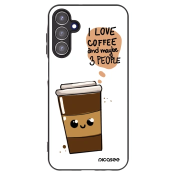 Picasee silikonový černý obal pro Samsung Galaxy A15 A155F 4G - Cute coffee