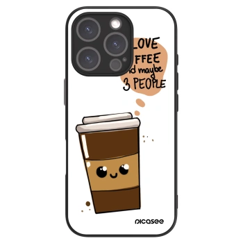 Obal pro Apple iPhone 16 Pro - Cute coffee