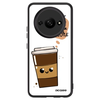 Obal pro Xiaomi Redmi A3 - Cute coffee