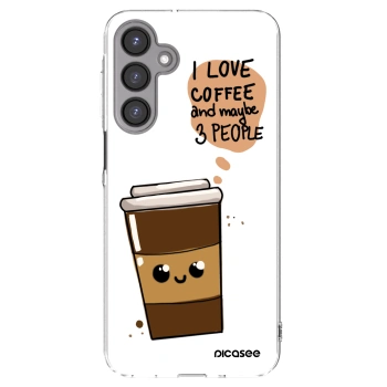 Picasee silikonový průhledný obal pro Samsung Galaxy A16 5G - Cute coffee