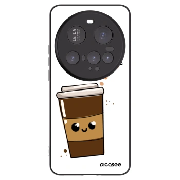 Picasee silikonový černý obal pro Xiaomi 15 Ultra - Cute coffee