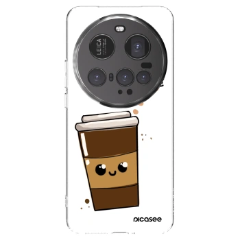 Picasee silikonový průhledný obal pro Xiaomi 15 Ultra - Cute coffee