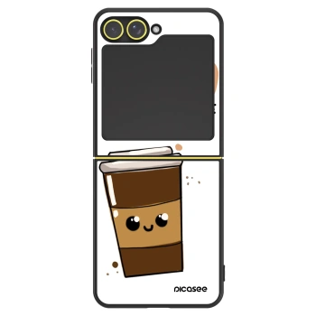 Obal pro Samsung Galaxy Z Flip6 5G - Cute coffee