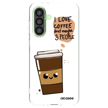 Picasee silikonový průhledný obal pro Samsung Galaxy A26 5G A266B - Cute coffee