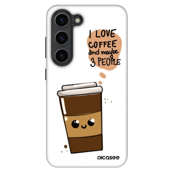 Obal pro Samsung Galaxy S23 5G - Cute coffee