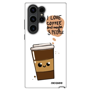 Obal pro Samsung Galaxy S22 Ultra 5G - Cute coffee